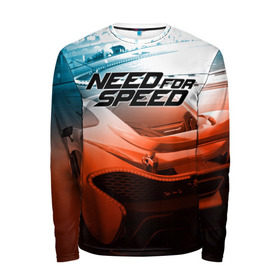 Мужской лонгслив 3D с принтом Need for Speed в Санкт-Петербурге, 100% полиэстер | длинные рукава, круглый вырез горловины, полуприлегающий силуэт | need for speed | nfs | авто | вип | гонки | жажда скорости | класс | машины | симулятор | чемпион