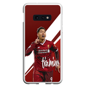 Чехол для Samsung S10E с принтом Roberto Firmino в Санкт-Петербурге, Силикон | Область печати: задняя сторона чехла, без боковых панелей | firmino | lfc | liverpool | liverpool fc | mane | shaqiri | ливерпуль | фирмино | фк | футбол | футбольный клуб англии | шакири