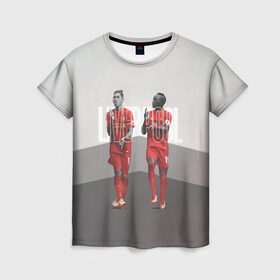 Женская футболка 3D с принтом Liverpool в Санкт-Петербурге, 100% полиэфир ( синтетическое хлопкоподобное полотно) | прямой крой, круглый вырез горловины, длина до линии бедер | firmino | lfc | liverpool | liverpool fc | mane | shaqiri | ливерпуль | фирмино | фк | футбол | футбольный клуб англии | шакири