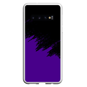 Чехол для Samsung Galaxy S10 с принтом КРАСКА И НИЧЕГО ЛИШНЕГО! в Санкт-Петербурге, Силикон | Область печати: задняя сторона чехла, без боковых панелей | color | dirty | purple | texture | yellow.paints | брызги | брызги красок | желтый | краски | текстура | фиолетовый