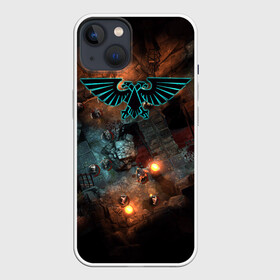 Чехол для iPhone 13 с принтом Warhammer в Санкт-Петербурге,  |  | 40000 | 40k | fantasy | total | war | битва | вархаммер | войны | игра | молот | солдат | ультрамарины