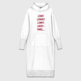 Платье удлиненное хлопок с принтом Lenny в Санкт-Петербурге,  |  | Тематика изображения на принте: red dead redemption 2 | в баре | ленни | миссия | напились | прикол | рдр | рдр2 | шутка