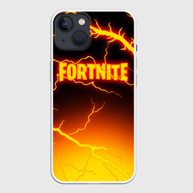 Чехол для iPhone 13 с принтом FORTNITE FIRESTORM | ФОРТНАЙТ ШТОРМ в Санкт-Петербурге,  |  | Тематика изображения на принте: fortnite | fortnite 2 | fortnite x маршмелло | ikonik | marshmello | ninja | ninja streamer | storm | thunder | иконик | ниндзя | фортнайт | фортнайт 2 | фортнайт глава 2