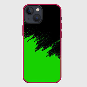 Чехол для iPhone 13 mini с принтом КРАСКА И НИЧЕГО ЛИШНЕГО в Санкт-Петербурге,  |  | color | dirty | green | texture | yellow.paints | брызги | брызги красок | желтый | зеленый | краски | текстура