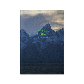 Обложка для паспорта матовая кожа с принтом Kanye West - I hate being bipolar в Санкт-Петербурге, натуральная матовая кожа | размер 19,3 х 13,7 см; прозрачные пластиковые крепления | kanye | kanye west | yandhi | кани | кани вест | кани вэст | янди