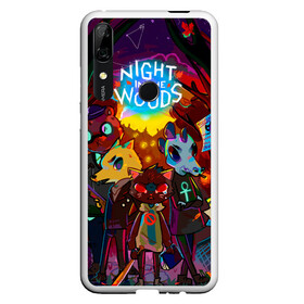 Чехол для Honor P Smart Z с принтом Night in the Woods (1) в Санкт-Петербурге, Силикон | Область печати: задняя сторона чехла, без боковых панелей | Тематика изображения на принте: bear | cat | fox | night | night in the woods | woods | кот | лес | лис | медведь | ночь | ночь в лесу