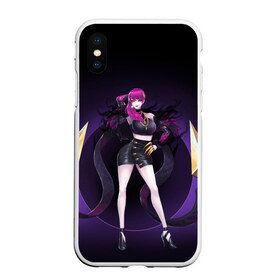 Чехол для iPhone XS Max матовый с принтом Evelynn в Санкт-Петербурге, Силикон | Область печати: задняя сторона чехла, без боковых панелей | Тематика изображения на принте: agony | evelynn | game | hug | legends | legue | legueoflegends | lol | агонии | игра | легенд | лига | лигалегенд | лол | объятия | эвелинн