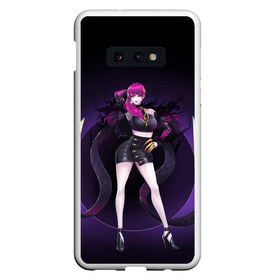 Чехол для Samsung S10E с принтом Evelynn в Санкт-Петербурге, Силикон | Область печати: задняя сторона чехла, без боковых панелей | Тематика изображения на принте: agony | evelynn | game | hug | legends | legue | legueoflegends | lol | агонии | игра | легенд | лига | лигалегенд | лол | объятия | эвелинн