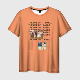Мужская футболка 3D с принтом Kanye West PABLO в Санкт-Петербурге, 100% полиэфир | прямой крой, круглый вырез горловины, длина до линии бедер | kanye | kanye west | yandhi | кани | кани вест | кани вэст | янди