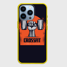 Чехол для iPhone 13 Pro с принтом Crossfit в Санкт-Петербурге,  |  | Тематика изображения на принте: мода | мотивация | настроения | позитив | прикол | пятна | тренд | яркие