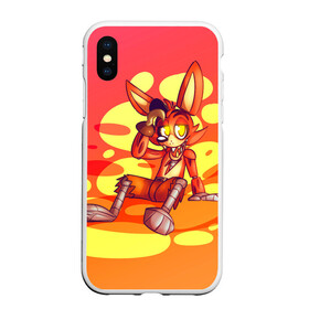 Чехол для iPhone XS Max матовый с принтом FNAF Foxy в Санкт-Петербурге, Силикон | Область печати: задняя сторона чехла, без боковых панелей | five | five nights at freddys | fnaf | fox | foxy | freddy | nights | лис | ночь | пират | пять ночей с фредди | фнаф | фредди