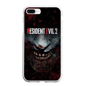 Чехол для iPhone 7Plus/8 Plus матовый с принтом Resident Evil 2 Remake в Санкт-Петербурге, Силикон | Область печати: задняя сторона чехла, без боковых панелей | 2019 | biohazard | blood | corporation | corps | evil | horror | remake | resident | survival | umbrella | zombie | амбрелла | выживание | зла | зомби | корпорация | кровь | обитель | ремейк | ужасы