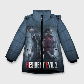 Зимняя куртка для девочек 3D с принтом Resident Evil 2 Remake в Санкт-Петербурге, ткань верха — 100% полиэстер; подклад — 100% полиэстер, утеплитель — 100% полиэстер. | длина ниже бедра, удлиненная спинка, воротник стойка и отстегивающийся капюшон. Есть боковые карманы с листочкой на кнопках, утяжки по низу изделия и внутренний карман на молнии. 

Предусмотрены светоотражающий принт на спинке, радужный светоотражающий элемент на пуллере молнии и на резинке для утяжки. | 2019 | biohazard | blood | corporation | corps | evil | horror | remake | resident | survival | umbrella | zombie | амбрелла | выживание | зла | зомби | корпорация | кровь | обитель | ремейк | ужасы