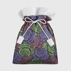 Подарочный 3D мешок с принтом Розы Лил Пипа в Санкт-Петербурге, 100% полиэстер | Размер: 29*39 см | gus ahr | lil | lil peep | peep | runaway | лилпип | реп | розы | рэп | узор | хип хоп | эмо