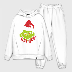 Мужской костюм хлопок OVERSIZE с принтом Cristmas Grinch в Санкт-Петербурге,  |  | Тематика изображения на принте: grinch | гринч | новый год | рождество