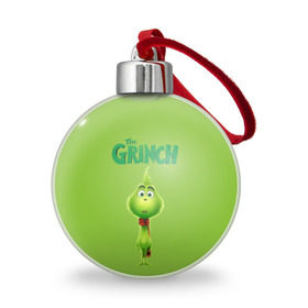 Ёлочный шар с принтом The Grinch в Санкт-Петербурге, Пластик | Диаметр: 77 мм | grinch | гринч | новый год | рождество