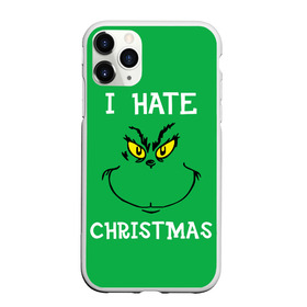 Чехол для iPhone 11 Pro матовый с принтом I hate christmas в Санкт-Петербурге, Силикон |  | grinch | гринч | новый год | рождество