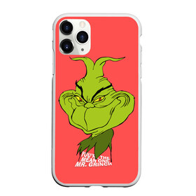 Чехол для iPhone 11 Pro Max матовый с принтом Mr Grinch в Санкт-Петербурге, Силикон |  | grinch | гринч | новый год | рождество