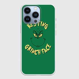 Чехол для iPhone 13 Pro с принтом Resting Grinch Face в Санкт-Петербурге,  |  | grinch | гринч | новый год | рождество