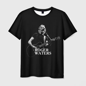 Мужская футболка 3D с принтом Roger Waters, Pink Floyd в Санкт-Петербурге, 100% полиэфир | прямой крой, круглый вырез горловины, длина до линии бедер | roger waters | джордж уотерс | композитор | певец | поэт