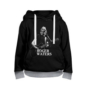 Детская толстовка 3D с принтом Roger Waters, Pink Floyd в Санкт-Петербурге, 100% полиэстер | двухслойный капюшон со шнурком для регулировки, мягкие манжеты на рукавах и по низу толстовки, спереди карман-кенгуру с мягким внутренним слоем | Тематика изображения на принте: roger waters | джордж уотерс | композитор | певец | поэт
