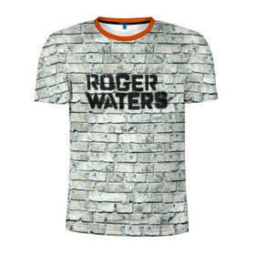 Мужская футболка 3D спортивная с принтом Roger Waters. The Wall в Санкт-Петербурге, 100% полиэстер с улучшенными характеристиками | приталенный силуэт, круглая горловина, широкие плечи, сужается к линии бедра | pink floyd | roger waters | джордж уотерс | композитор | певец | поэт