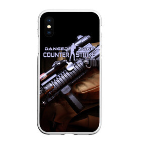 Чехол для iPhone XS Max матовый с принтом Counter Strike Danger Zone в Санкт-Петербурге, Силикон | Область печати: задняя сторона чехла, без боковых панелей | Тематика изображения на принте: battle | counter | danger | global | offensive | royale | strike | zone | контр | оружия | страйк | шутер