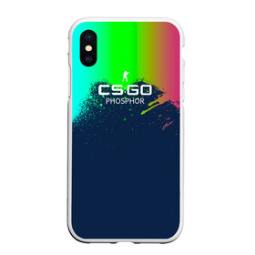 Чехол для iPhone XS Max матовый с принтом csgo - MP5 Phosphor (Фосфор) в Санкт-Петербурге, Силикон | Область печати: задняя сторона чехла, без боковых панелей | Тематика изображения на принте: 0x000000123 | counter strike | mp5 | phosphor | ксго.csgo | фосфор