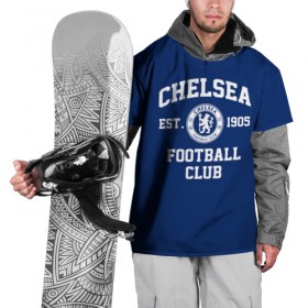 Накидка на куртку 3D с принтом Челси в Санкт-Петербурге, 100% полиэстер |  | blue is | chelsea | chelsea fc | ktbffh | the blues | апл | аристократы | клубная | лондон | пенсионеры | синие | фанатская | футбол | футбольная | футбольный клуб | футбольный клуб челси | челси