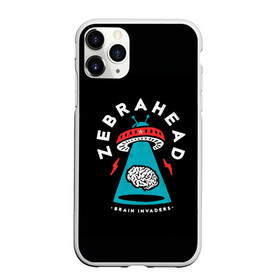 Чехол для iPhone 11 Pro матовый с принтом Zebrahead - Brain Invaders в Санкт-Петербурге, Силикон |  | album | brain | core | invaders | mind | rapcore | rock | ufo | zebrahead | альбом | зебрахед | мозг