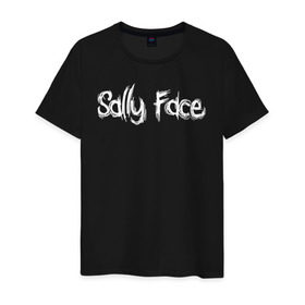 Мужская футболка хлопок с принтом Sally Face в Санкт-Петербурге, 100% хлопок | прямой крой, круглый вырез горловины, длина до линии бедер, слегка спущенное плечо. | sally face | гизмо | девид | девочка | игра | лари | ларри | мальчик | маска | мрачная | на лице | пых | с протезом | сал | сали | салли | салли фейс | фейс | фэйс | эддисон | эшли