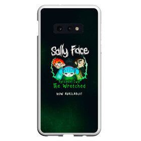 Чехол для Samsung S10E с принтом Sally Face в Санкт-Петербурге, Силикон | Область печати: задняя сторона чехла, без боковых панелей | sally face | гизмо | девид | девочка | игра | лари | ларри | мальчик | маска | мрачная | на лице | пых | с протезом | сал | сали | салли | салли фейс | фейс | фэйс | эддисон | эшли