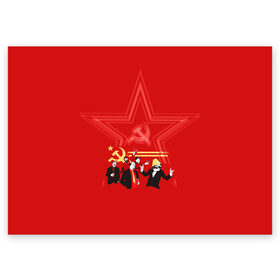 Поздравительная открытка с принтом Communism Party в Санкт-Петербурге, 100% бумага | плотность бумаги 280 г/м2, матовая, на обратной стороне линовка и место для марки
 | Тематика изображения на принте: звезда | китай | коммунизм | комунизм | ленин | мао дзедун | мао цзедун | мао цзэдун | маркс | прикол | серп и молот | советский союз | ссср | сталин | че гевара | че геваро | чегевара | энгельс