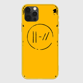 Чехол для iPhone 12 Pro Max с принтом TWENTY ONE PILOTS в Санкт-Петербурге, Силикон |  | Тематика изображения на принте: 21 pilots | 21p | music | rock | top | trench | twenty one pilots | yellow | группа | жёлтый | музыка | рок