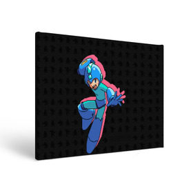 Холст прямоугольный с принтом Mega Man (pixel art) Black в Санкт-Петербурге, 100% ПВХ |  | 8 bit | 8bit | art | dendy | famicom | game | games | japan | japanese | man | mega | mega man | megaman | nes | pixel | pixel art | pixelart | retro | video games | videogames