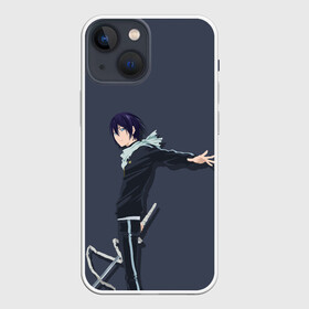 Чехол для iPhone 13 mini с принтом Ято с мечом в Санкт-Петербурге,  |  | anime | god | noragami | yato | аниме | бездомный бог | бог | боженька | божечка | норамагами | секки | ято | яточка