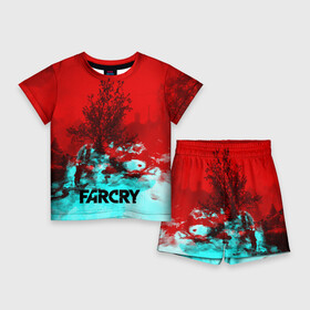 Детский костюм с шортами 3D с принтом FARCRY в Санкт-Петербурге,  |  | far cry | far cry 5 | far cry new dawn | far cry primal | farcry | fc 5 | fc5 | game | new dawn | primal | игры | постапокалипсис | фар край | фар край 5