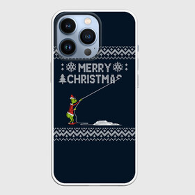 Чехол для iPhone 13 Pro с принтом Гринч Вязаный в Санкт-Петербурге,  |  | Тематика изображения на принте: вязаный свитер | вязка | новый год | рождество