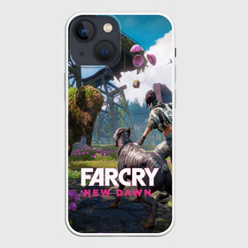 Чехол для iPhone 13 mini с принтом FARCRY:NEW DAWN в Санкт-Петербурге,  |  | Тематика изображения на принте: far cry | far cry 5 | far cry new dawn | far cry primal | farcry | fc 5 | fc5 | game | new dawn | primal | игры | постапокалипсис | фар край | фар край 5