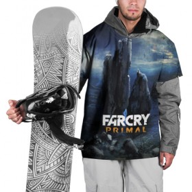 Накидка на куртку 3D с принтом FarCry primal в Санкт-Петербурге, 100% полиэстер |  | Тематика изображения на принте: 