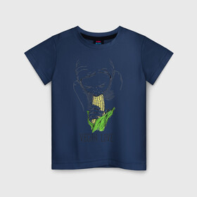 Детская футболка хлопок с принтом Vegan Love в Санкт-Петербурге, 100% хлопок | круглый вырез горловины, полуприлегающий силуэт, длина до линии бедер | веганство | вегетарианство | здоровье | зелень | кукуруза | любовь | овощ | овощи | растение