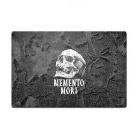 Пазл магнитный 126 элементов с принтом Memento mori в Санкт-Петербурге, полимерный материал с магнитным слоем | 126 деталей, размер изделия —  180*270 мм | black | death | life | memento mori | skeleton | skull | жизнь | скелет | череп | черный