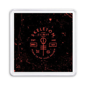 Магнит 55*55 с принтом TOP - Skeleton Clique в Санкт-Петербурге, Пластик | Размер: 65*65 мм; Размер печати: 55*55 мм | Тематика изображения на принте: band | best | blurry | face | indie | logo | music | one | pilots | pop | regional | rock | symbol | top | trench | twenty | vessel | группа | инди | лого | логотип | музыка | пилоты | поп | рок | символ | топ | тренч