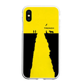 Чехол для iPhone XS Max матовый с принтом Twenty One Pilots - Trench в Санкт-Петербурге, Силикон | Область печати: задняя сторона чехла, без боковых панелей | band | best | blurry | face | indie | logo | music | one | pilots | pop | regional | rock | symbol | top | trench | twenty | vessel | группа | инди | лого | логотип | музыка | пилоты | поп | рок | символ | топ | тренч