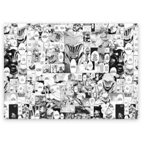 Поздравительная открытка с принтом Goblin Slayer Manga в Санкт-Петербурге, 100% бумага | плотность бумаги 280 г/м2, матовая, на обратной стороне линовка и место для марки
 | Тематика изображения на принте: goblin slayer | knight | рыцарь