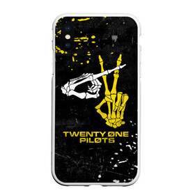 Чехол для iPhone XS Max матовый с принтом TOP - Skeleton Clique в Санкт-Петербурге, Силикон | Область печати: задняя сторона чехла, без боковых панелей | band | best | blurry | face | indie | logo | music | one | pilots | pop | regional | rock | symbol | top | trench | twenty | vessel | группа | инди | лого | логотип | музыка | пилоты | поп | рок | символ | топ | тренч