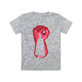 Детская футболка хлопок с принтом Сайтама в Санкт-Петербурге, 100% хлопок | круглый вырез горловины, полуприлегающий силуэт, длина до линии бедер | Тематика изображения на принте: ok hero | one | punchm anime | saitama | аниме | ванпанч