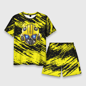 Мужской костюм с шортами 3D с принтом Bumblebee в Санкт-Петербурге,  |  | Тематика изображения на принте: transformers | автоботы | бамблби | кибертрон | мегатрон | оптимус | прайм | робот | трансформеры