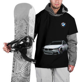 Накидка на куртку 3D с принтом M3 GTS в Санкт-Петербурге, 100% полиэстер |  | bmw | car | germany | gts | motorsport | sports car | автомобиль | автоспорт | бмв | германия | спорткар