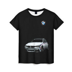 Женская футболка 3D с принтом M3 GTS в Санкт-Петербурге, 100% полиэфир ( синтетическое хлопкоподобное полотно) | прямой крой, круглый вырез горловины, длина до линии бедер | bmw | car | germany | gts | motorsport | sports car | автомобиль | автоспорт | бмв | германия | спорткар
